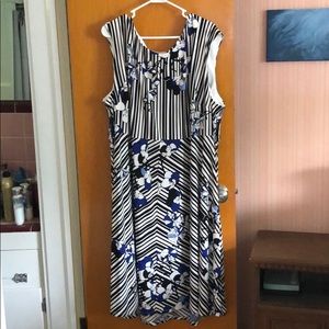 Catherine’s 5x knee length fit and flair dress